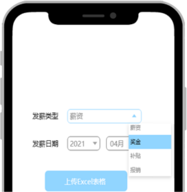 智慧工资条系统手机版演示图